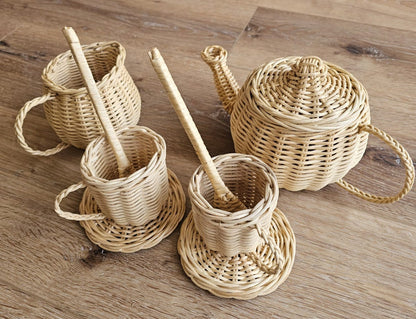 Wicker Tea Party Play Set