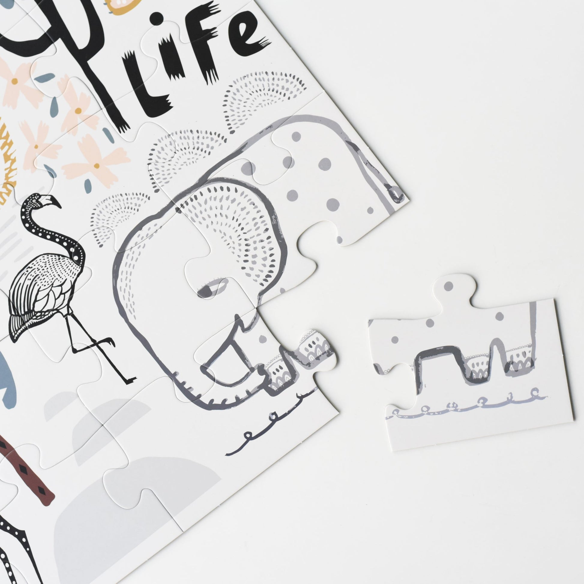 Wild Life Floor Puzzle - The Nurturing Nook