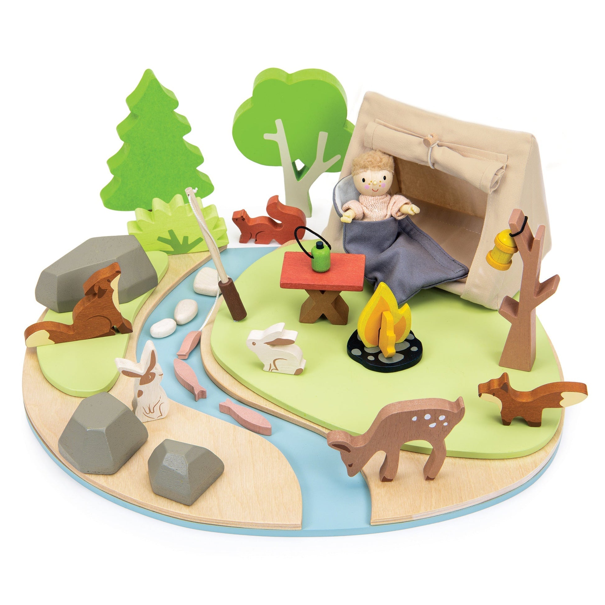 Wildlife Camping Playset - The Nurturing Nook