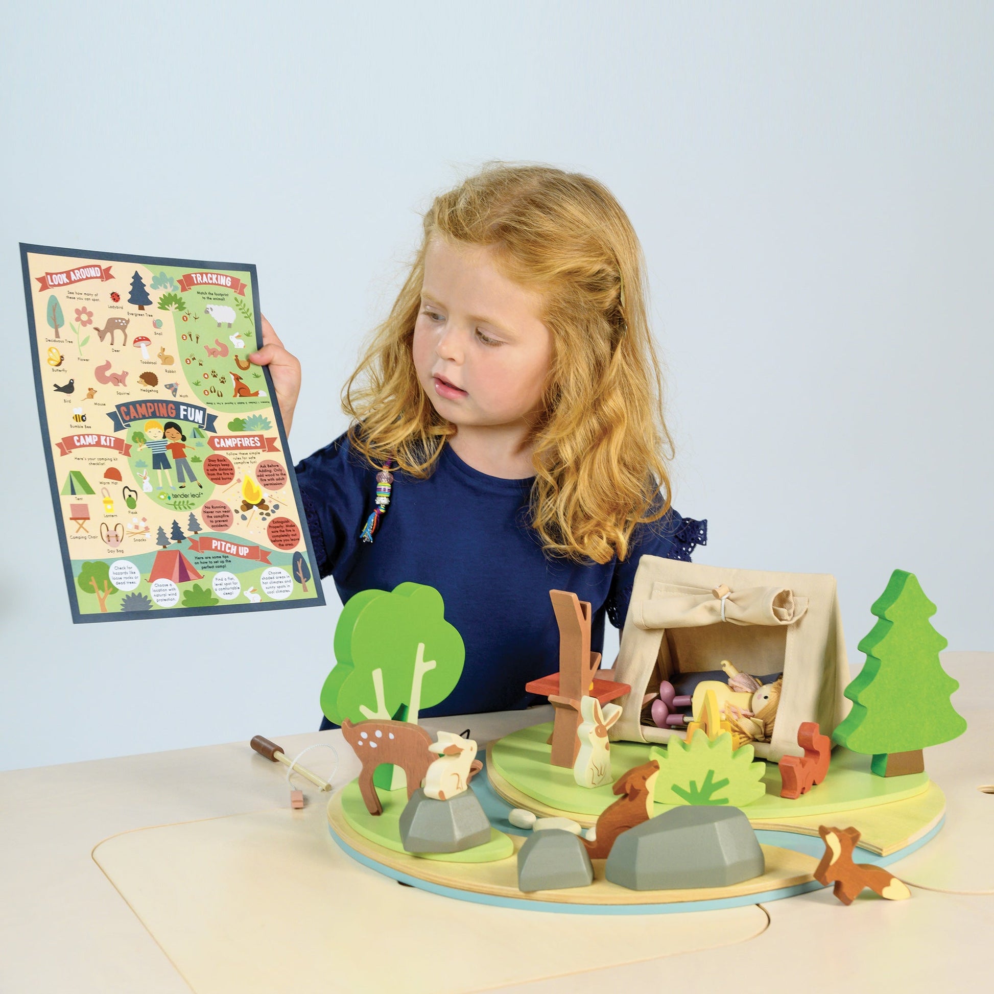 Wildlife Camping Playset - The Nurturing Nook