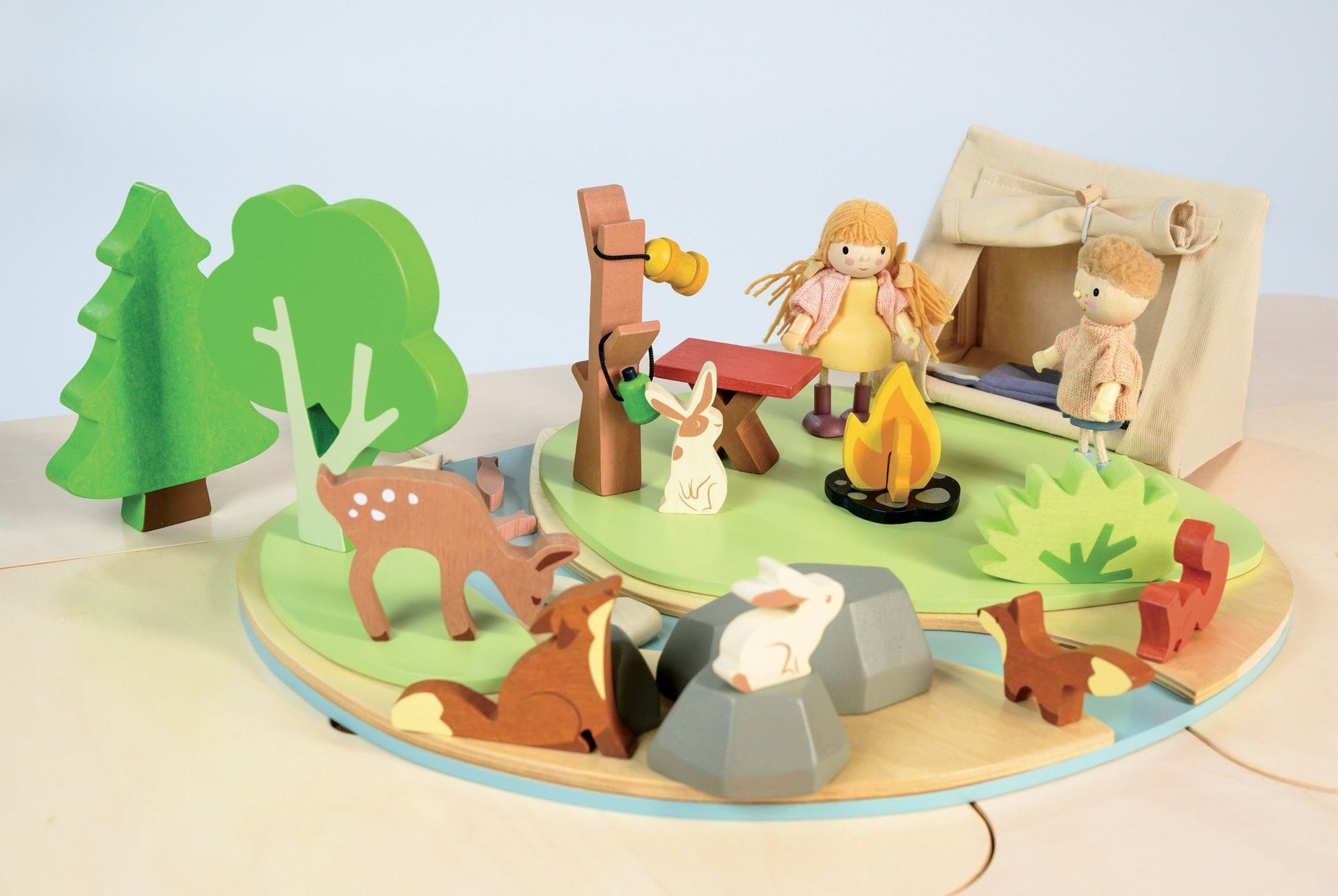 Wildlife Camping Playset - The Nurturing Nook