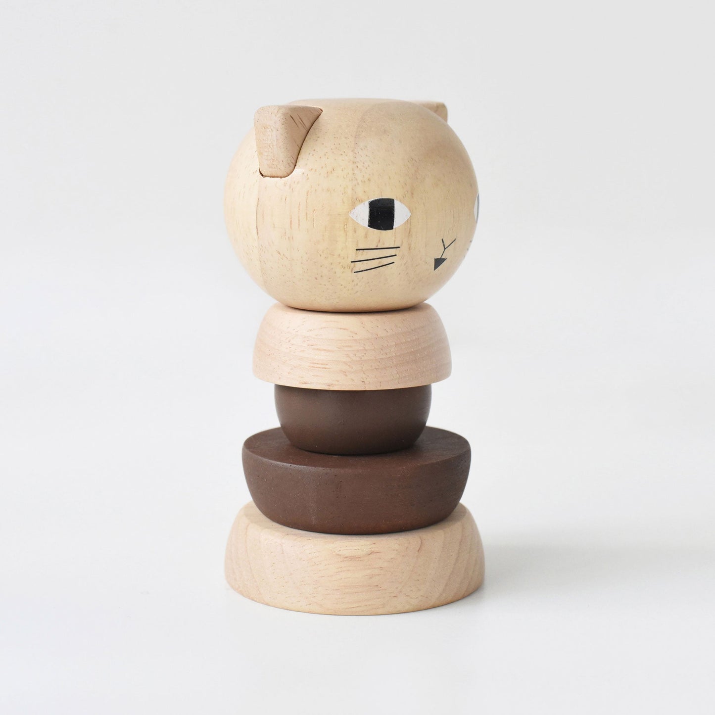Wood Stacker - Cat - The Nurturing Nook