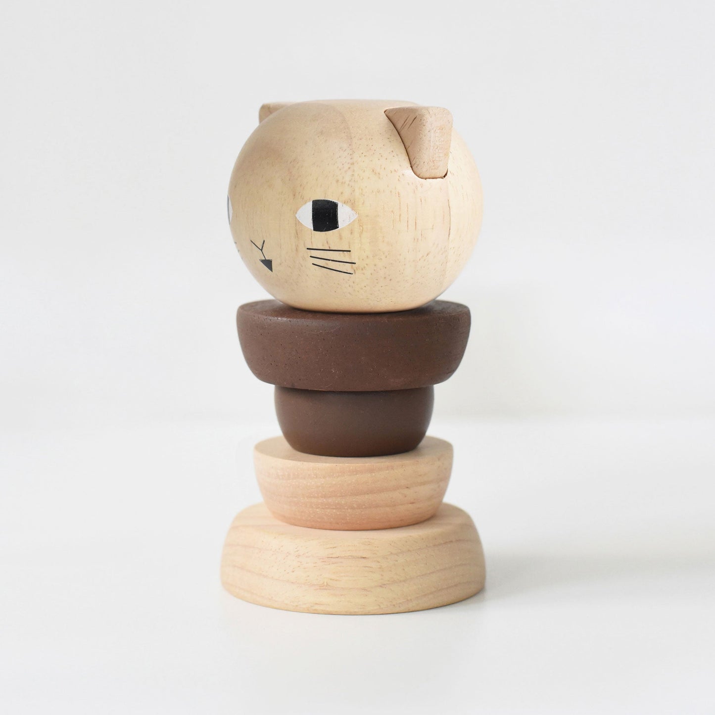 Wood Stacker - Cat - The Nurturing Nook
