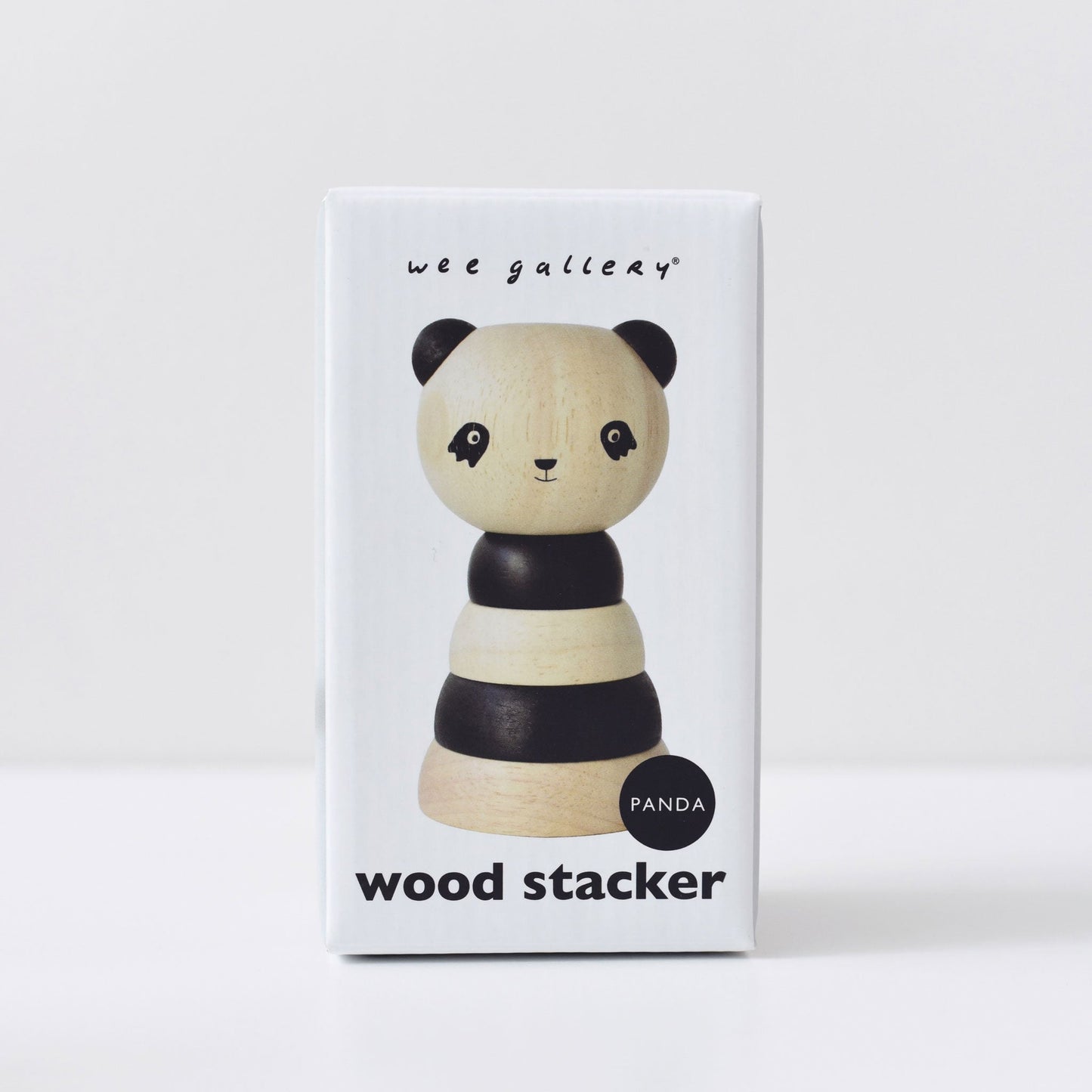 Wood Stacker - Panda - The Nurturing Nook