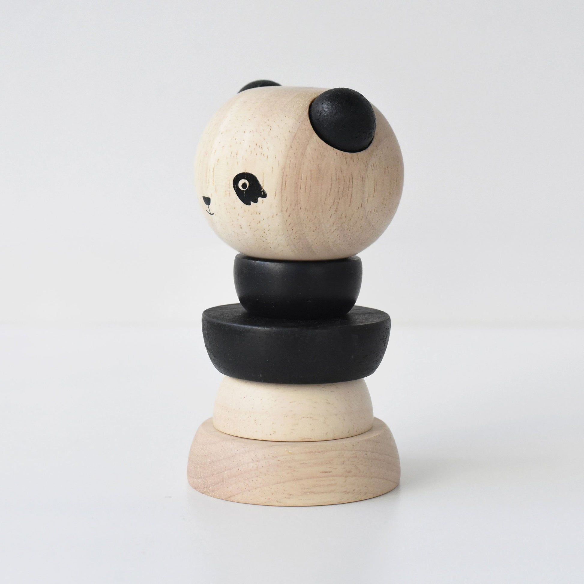 Wood Stacker - Panda - The Nurturing Nook