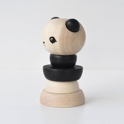 Wood Stacker - Panda - The Nurturing Nook