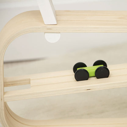 Wooden car ramp race set – fast, fun, and educational - The Nurturing Nook