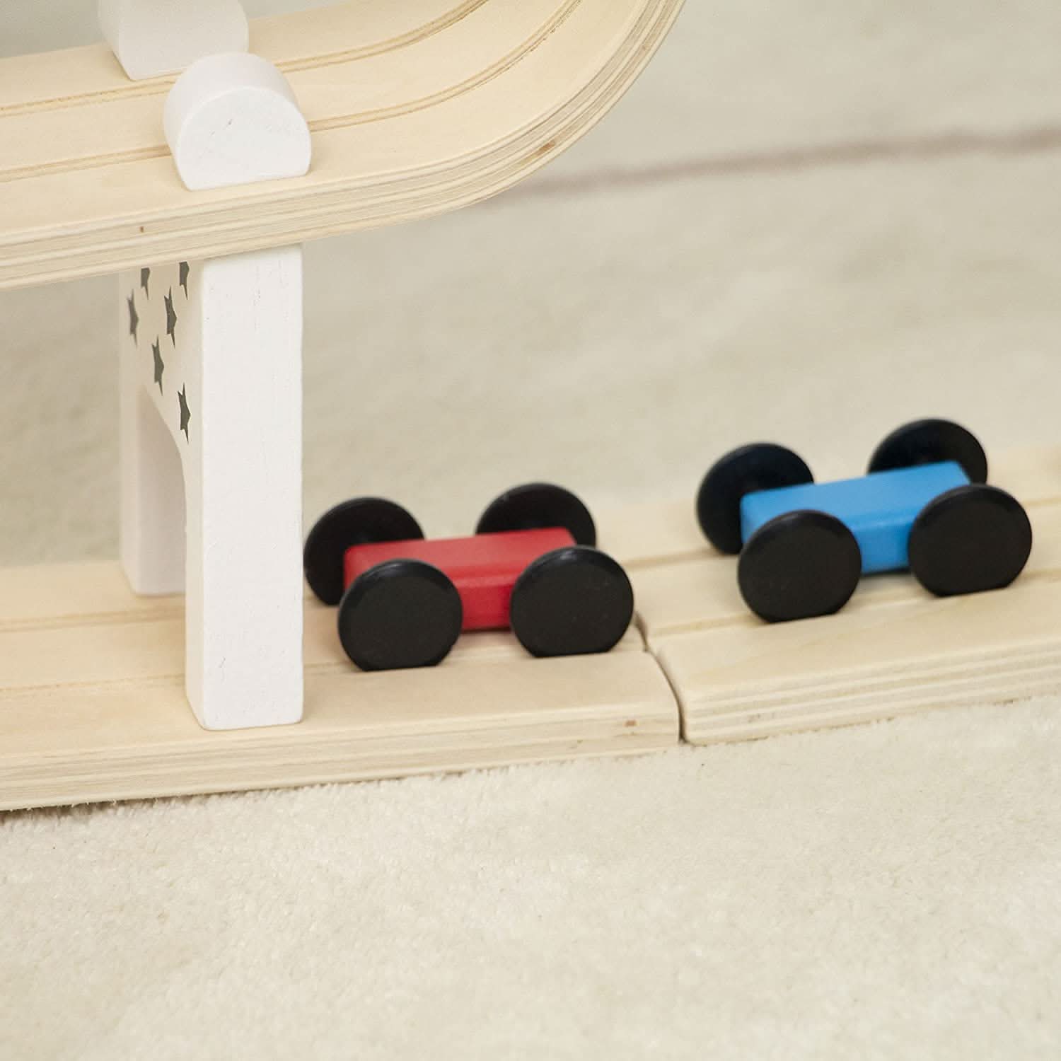 Wooden car ramp race set – fast, fun, and educational - The Nurturing Nook