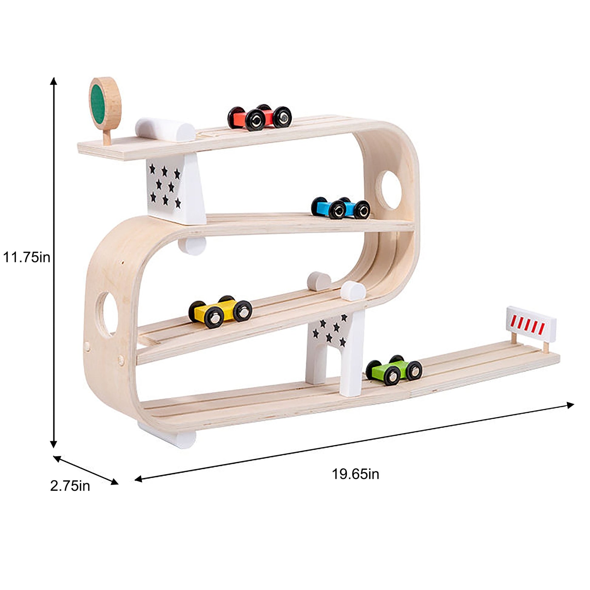 Wooden car ramp race set – fast, fun, and educational - The Nurturing Nook