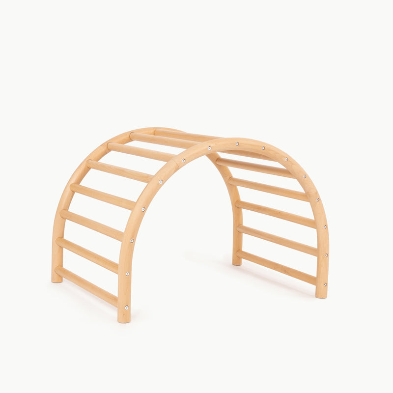 Wooden climbing arch