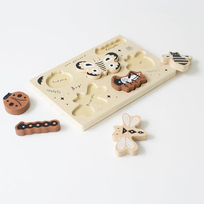 Wooden Tray Puzzle - Bugs - The Nurturing Nook