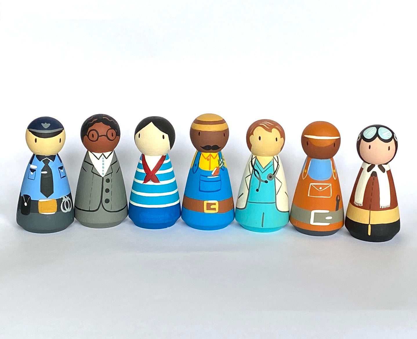 Wooden Peg Dolls Professional