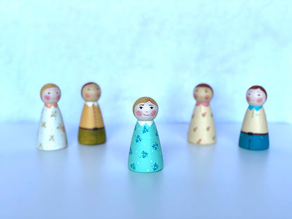 Wooden Peg Dolls Boy/Girl