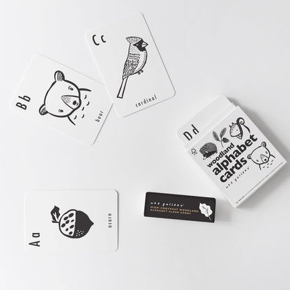 Woodland Alphabet Cards - The Nurturing Nook