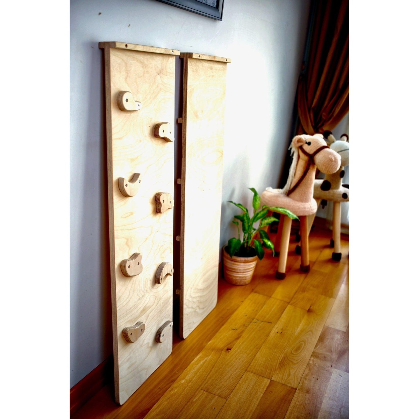 Reversible Rockwall Climbing / Sliding Ramp - The Nurturing Nook